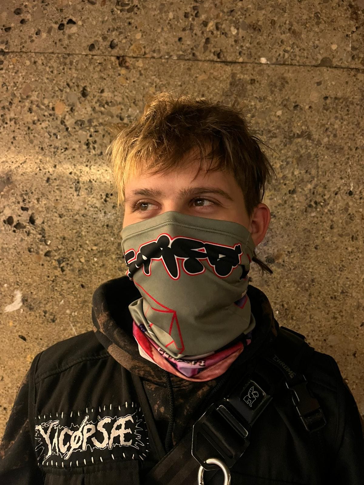 PINK MIST TUBE SCARF